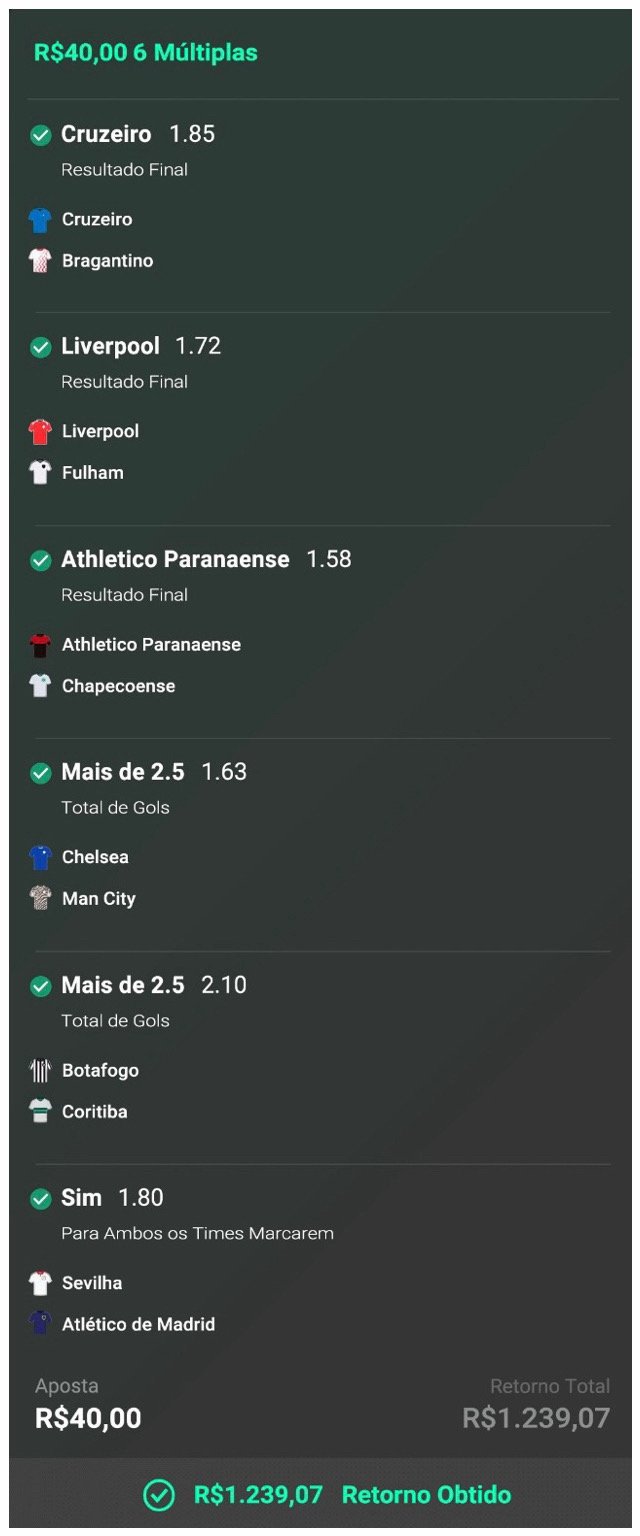 6 Múltiplas • R$1.239,07